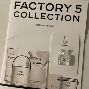 Chanel Factory Coloring Book and Perfume sample
